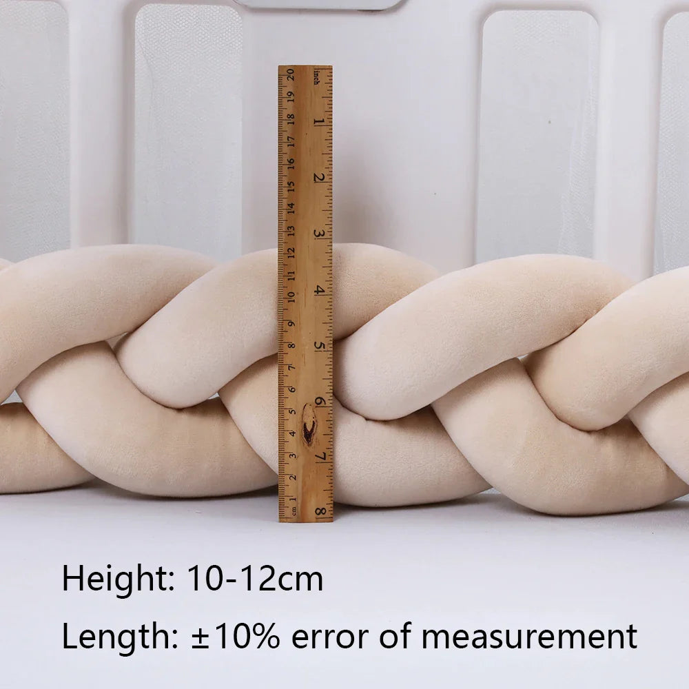 Braided Baby Bed Bumper