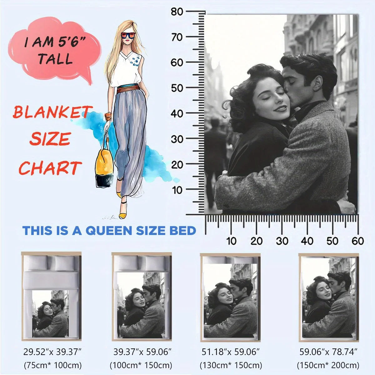 Custom Cozy Photo Blanket