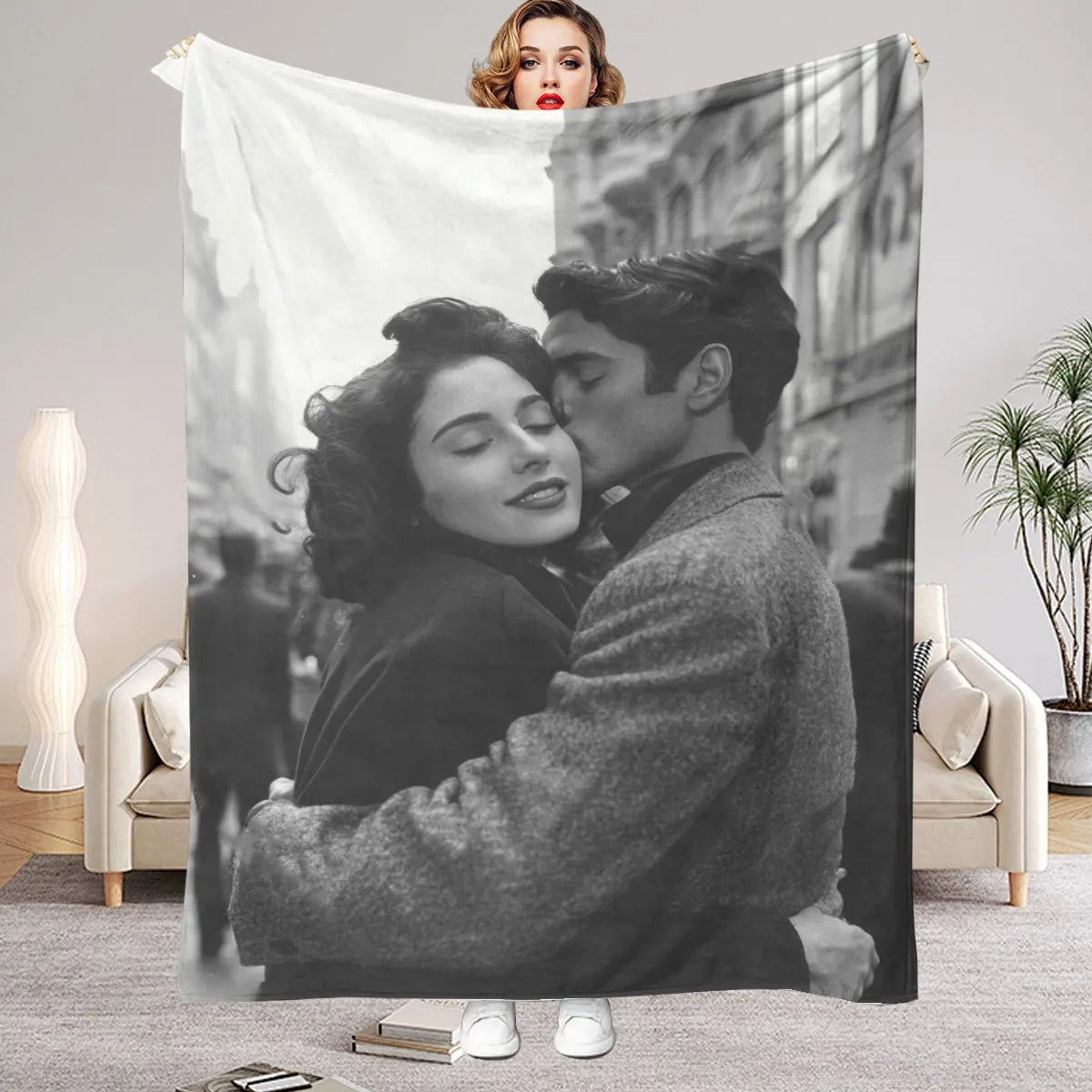 Custom Cozy Photo Blanket