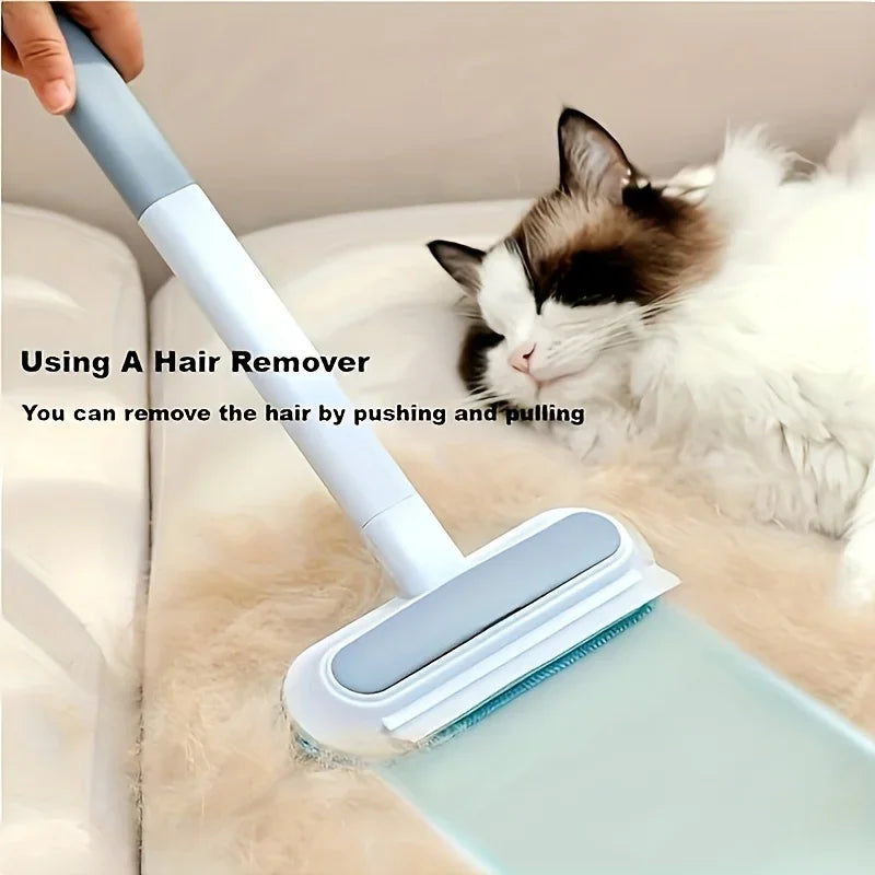 Dual-Action Pet Hair Remover Brush