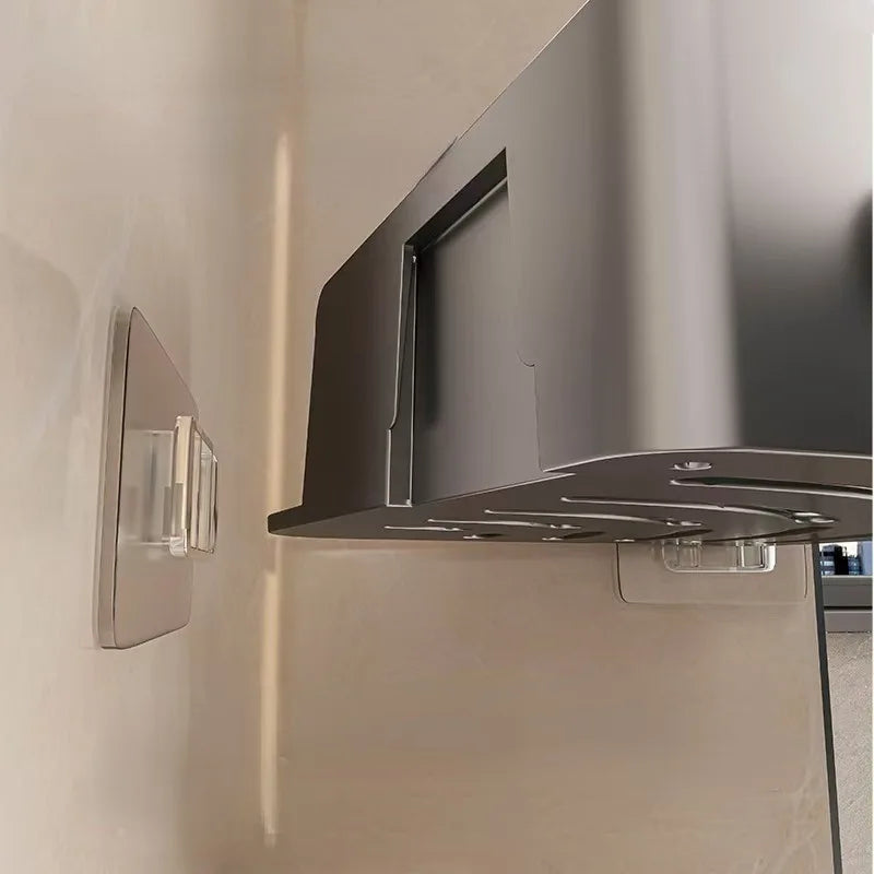 No-Drill Corner Bathroom Shelf