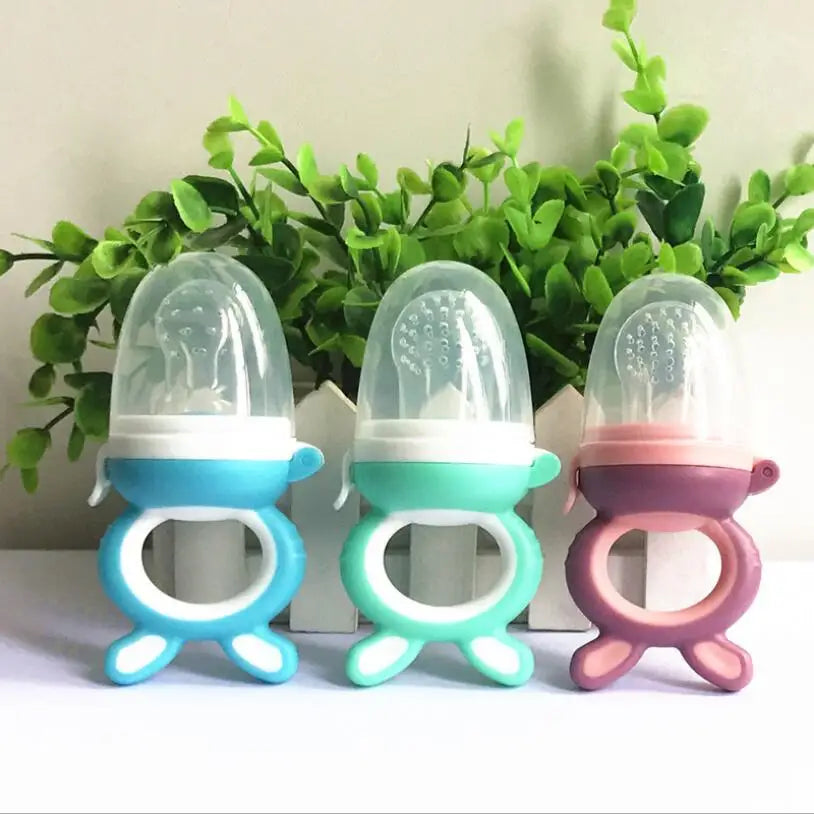 Silicone Baby Fruit Feeder Set