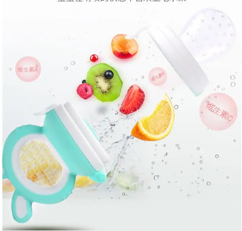 Silicone Baby Fruit Feeder Set
