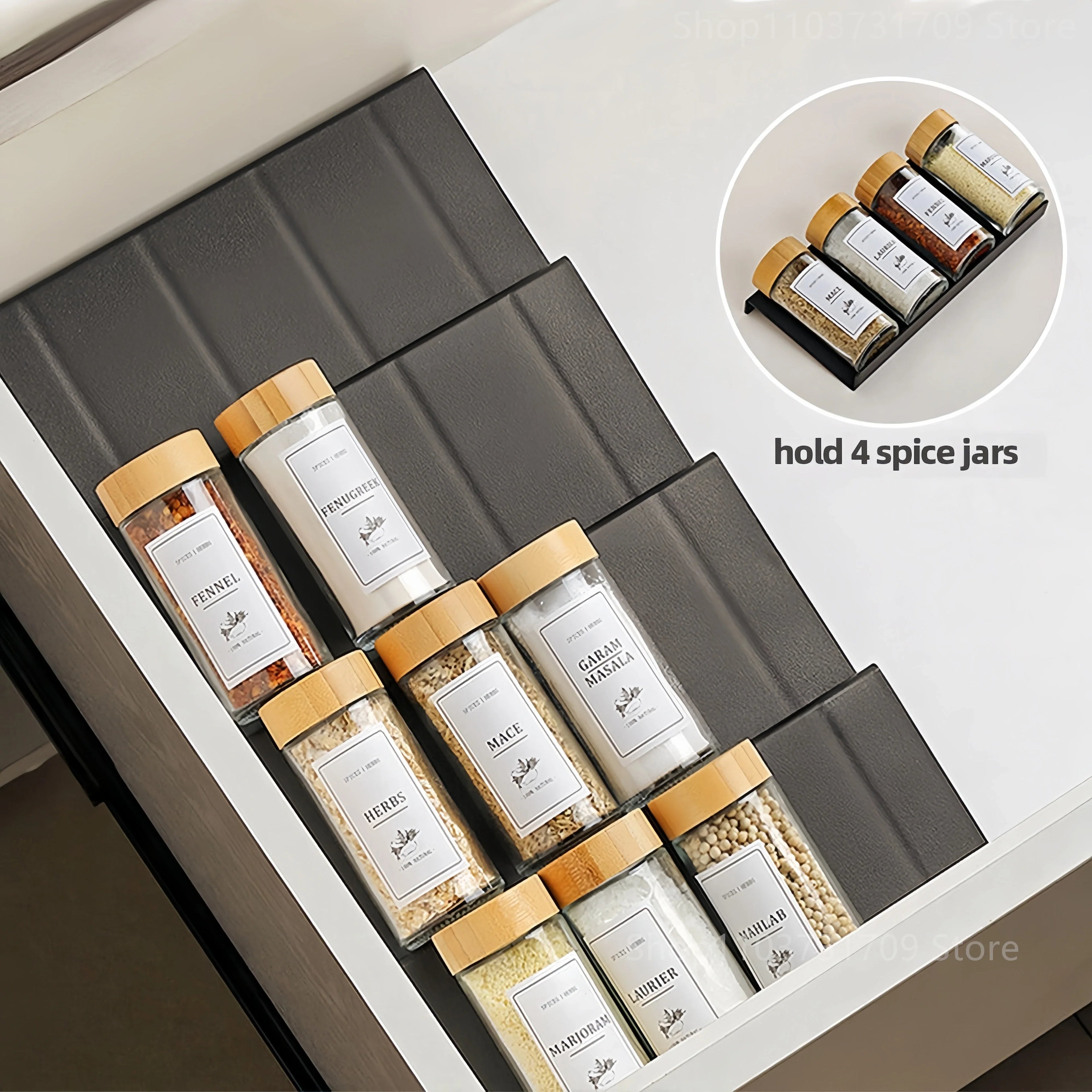 Adjustable Kitchen Spice Organizer