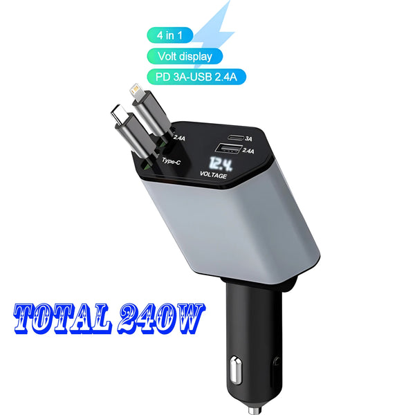 Ultimate Car Charger Kit 4-in-1