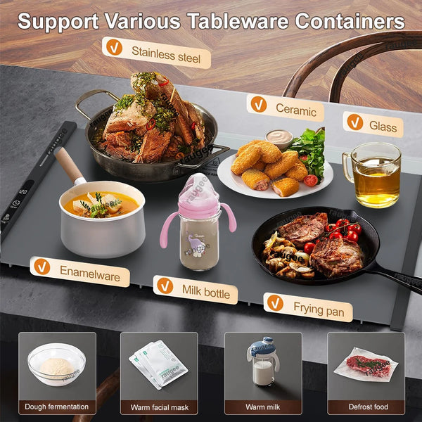 Portable Food Warmer Tray
