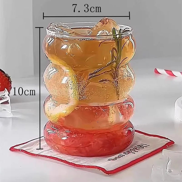 Elegant Vintage Glass Mug