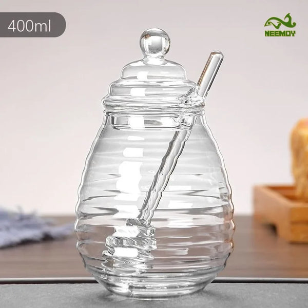 Elegant Honey Dispenser Jar