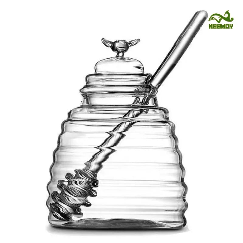 Elegant Honey Dispenser Jar