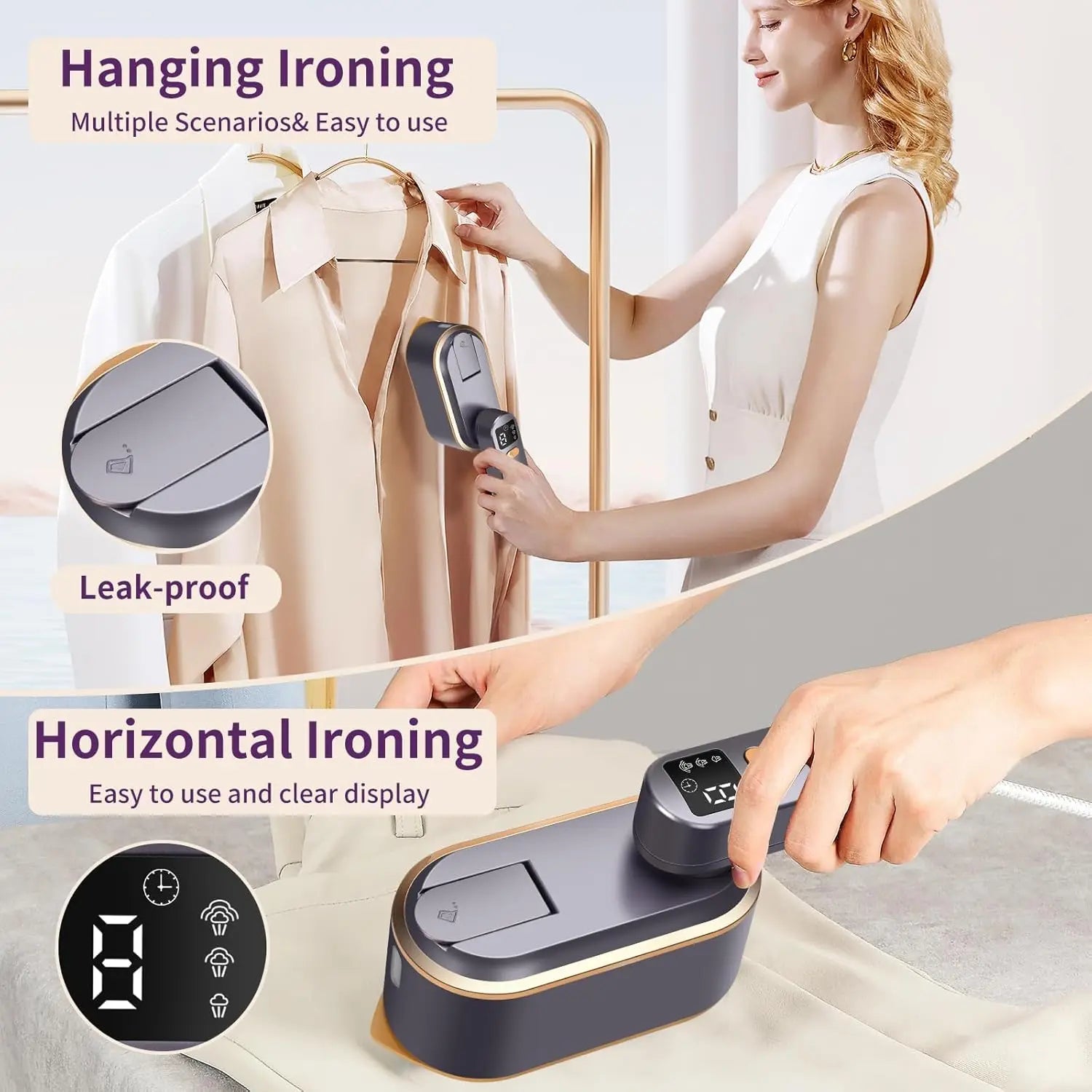 Quick-Heat Travel Steamer