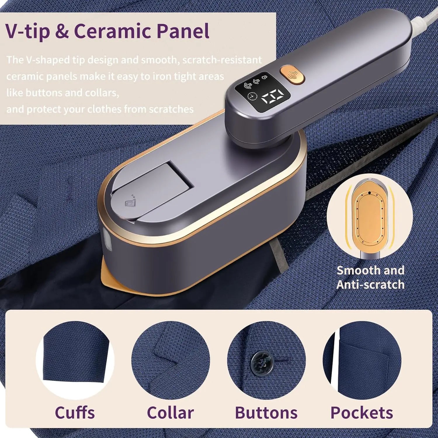 Quick-Heat Travel Steamer