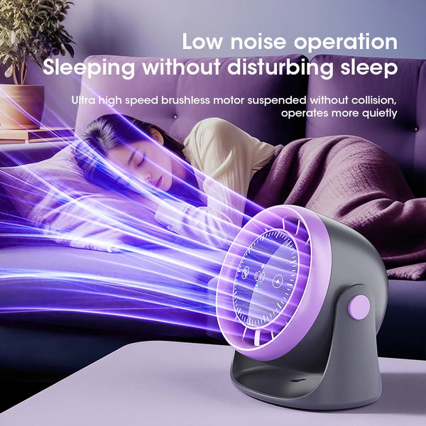 Whisper-Quiet Mini Desk Fan