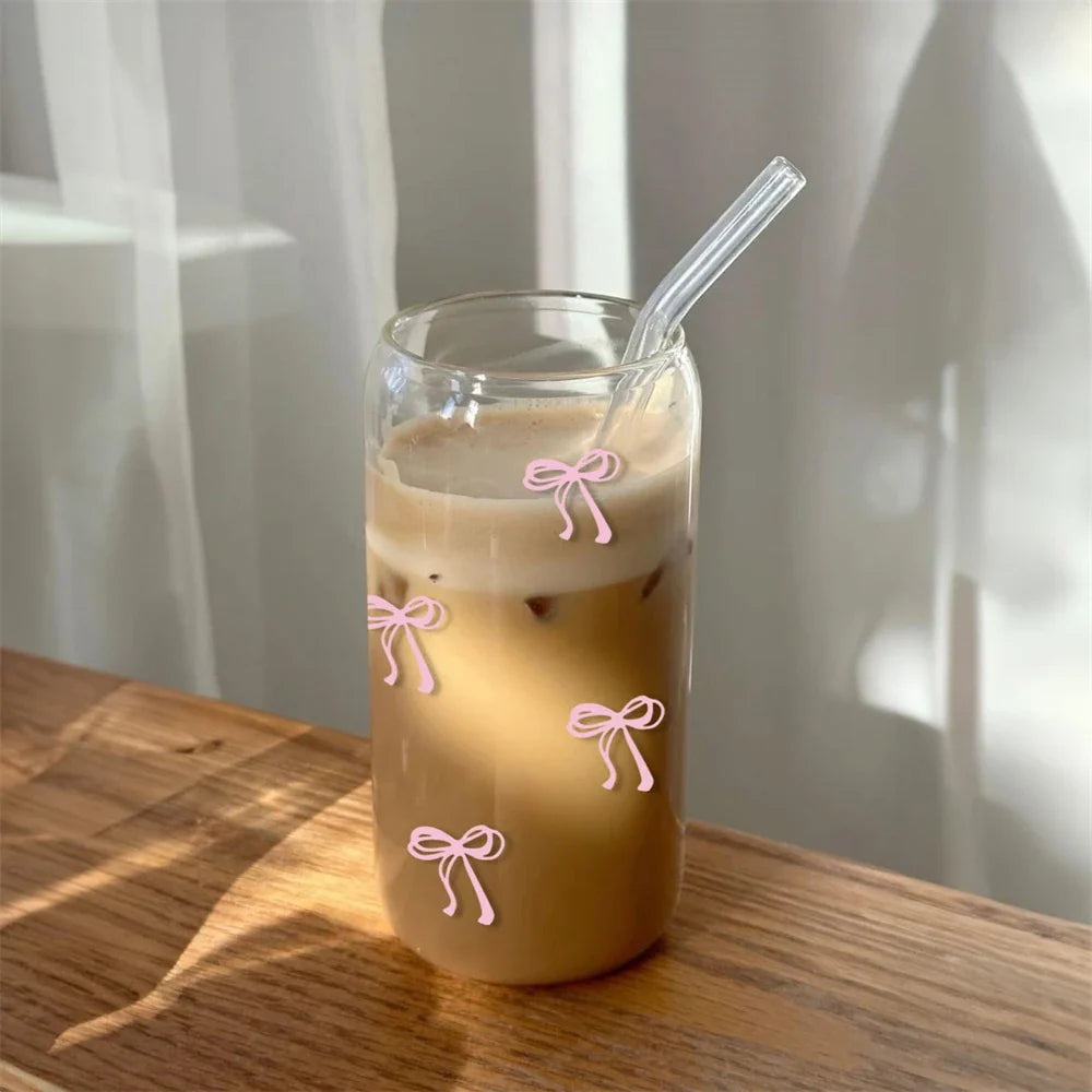 Chic Pink Glass Tumbler