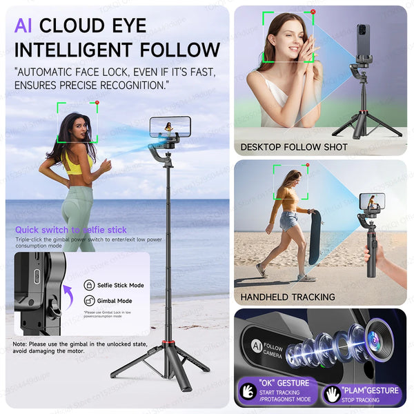 Smart Selfie Gimbal Stick