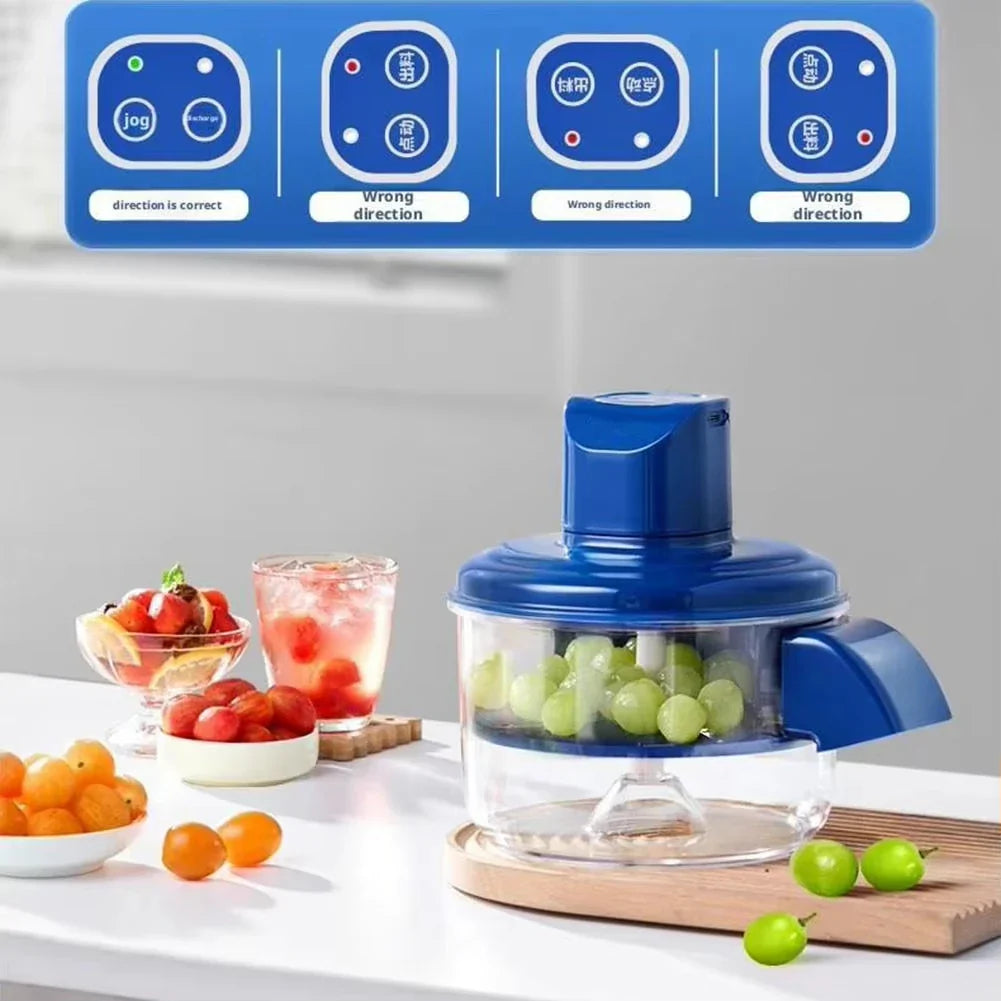 Hands-Free Fruit Peeler Magic