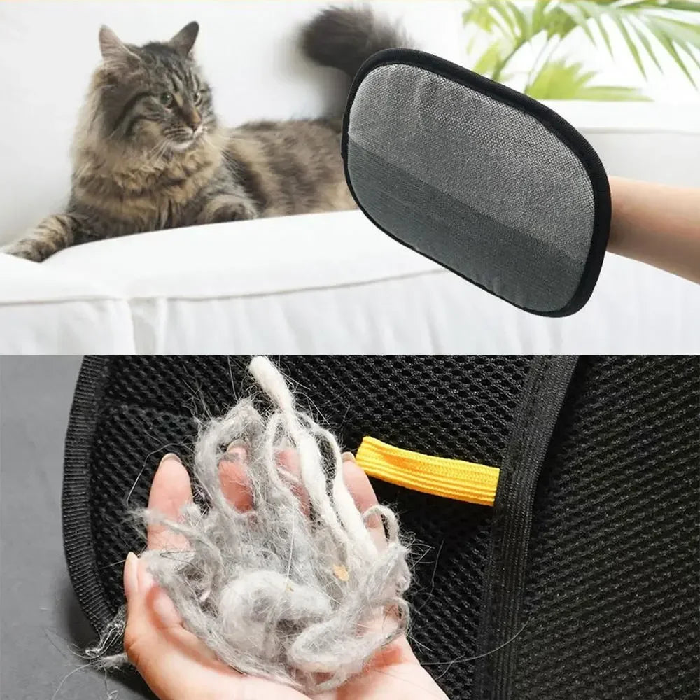 Gentle Pet Hair Remover Gloves