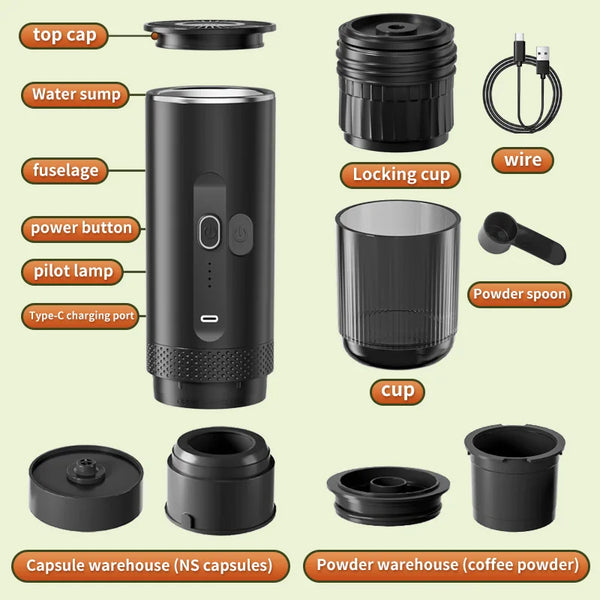 Portable Espresso Maker Pro